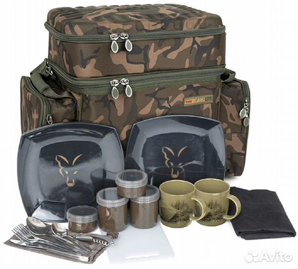 Сумка с набором посуды FOX Camolite 2 Man Cooler