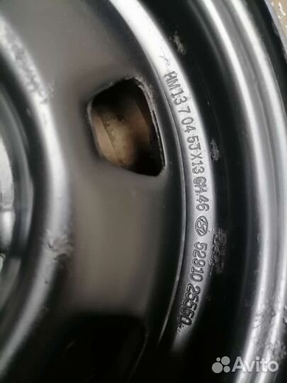 Комплект дисков Hyundai Accent R13