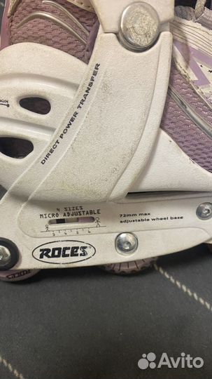 Детские роликовые коньки Roces Flesh 2