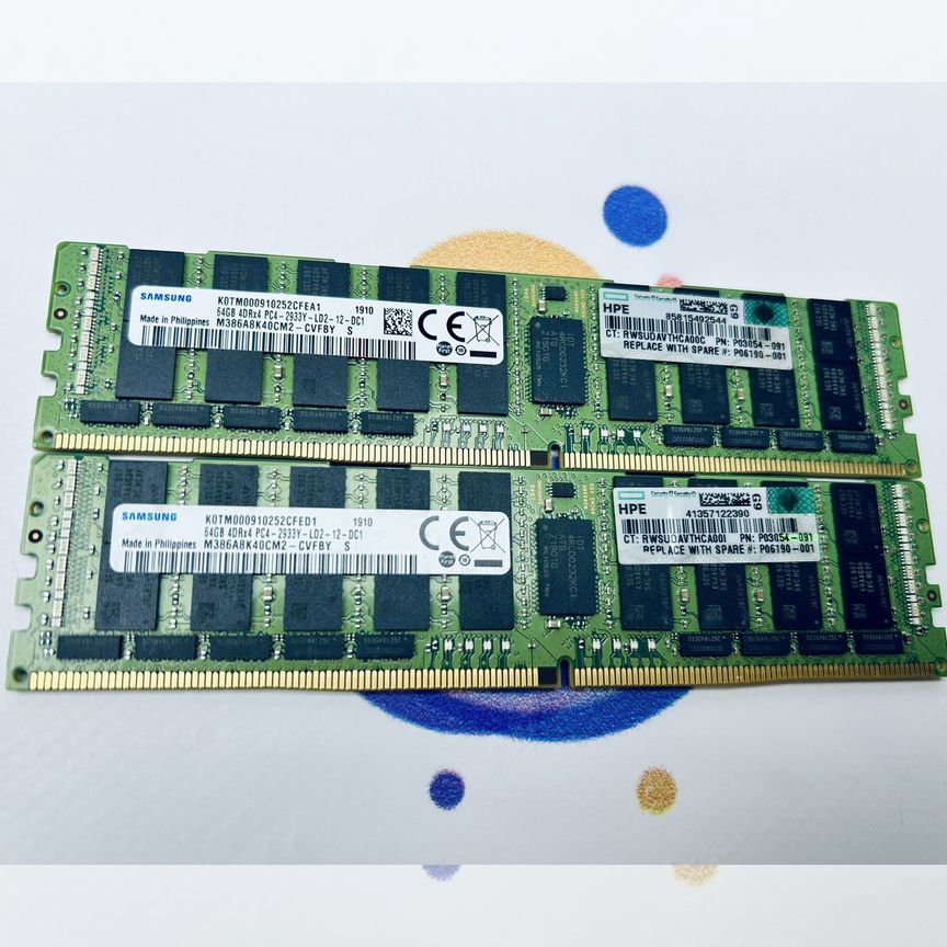[P03054-091] Ddr4 64gb 2933 Hp Cерверная Память P03054-091
