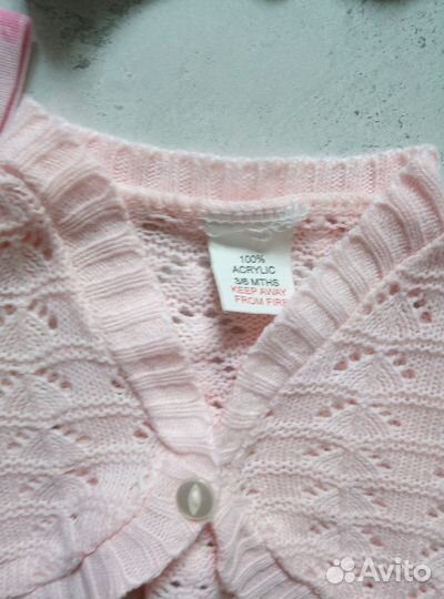 Комплект вещей на девочку от 0-6мес