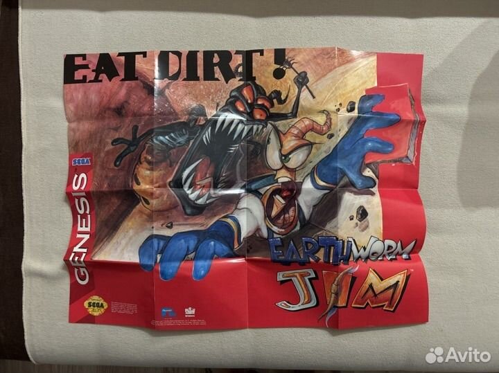 Лицензионный картридж Earth Worm Jim