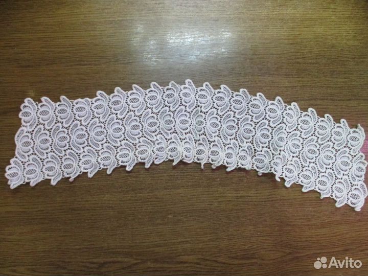 Вязаные воротнички, ручная работа