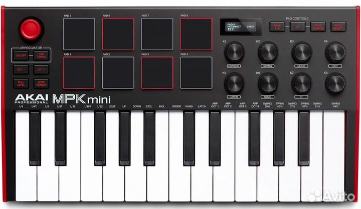 Миди клавиатура Akai PRO MPK Mini MK3