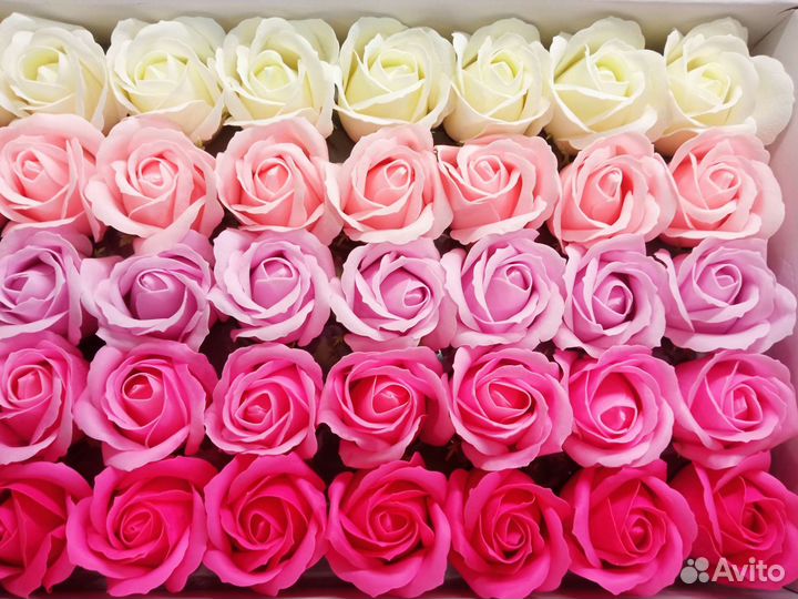 Букет из мыльных роз