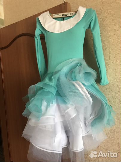 Платье Ю-1,латина,рост 134-140