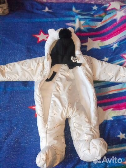 Зимние комбинезоны на мальчика 74р