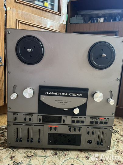 Катушечный магнитофон олимп 004-стерео
