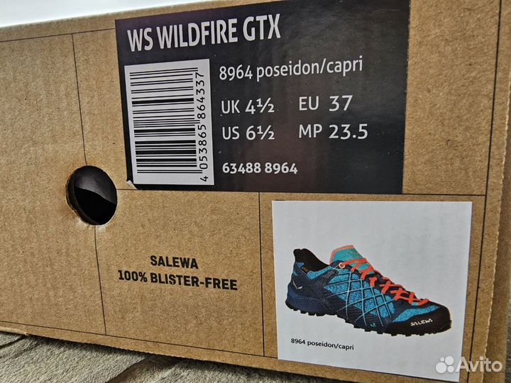 Треккинговые ботинки Salewa wildfire GTX новые жен