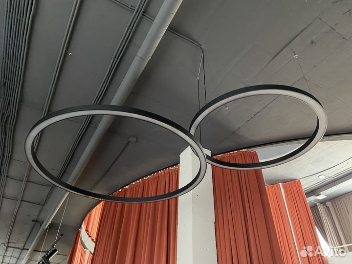 Круглый светодиодный светильник (кольцо)