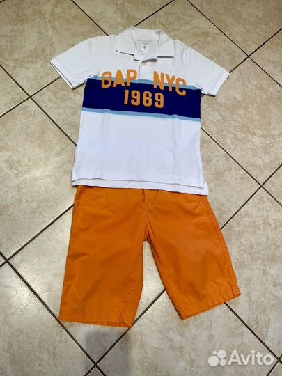 Поло Gap и шорты Benetton