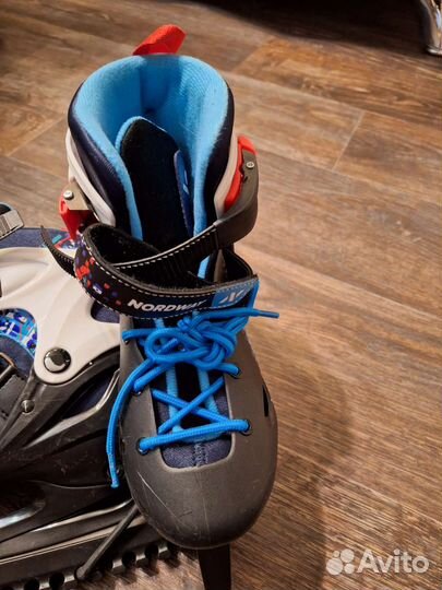 Коньки фигурные детские раздвижные р-р 34-37