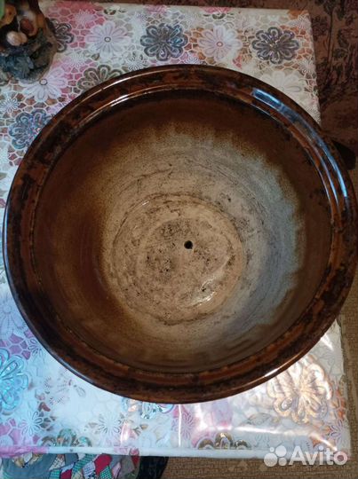 Горшок цветочный керамический