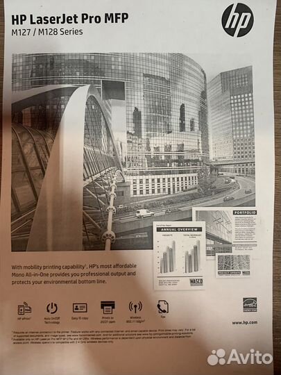 Мфу Hp m127 fw wi-fi автоподатчик 9000 пробег