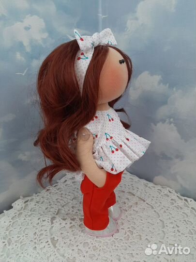 Интерьерная кукла Вишенка