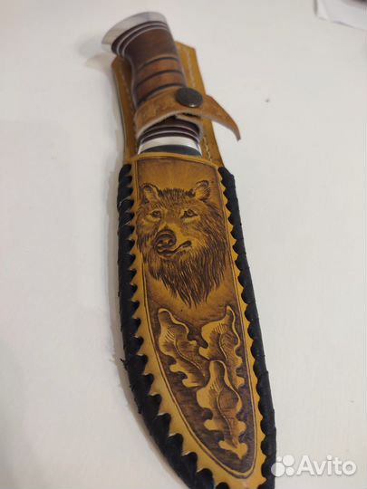 Кованный нож охотничий