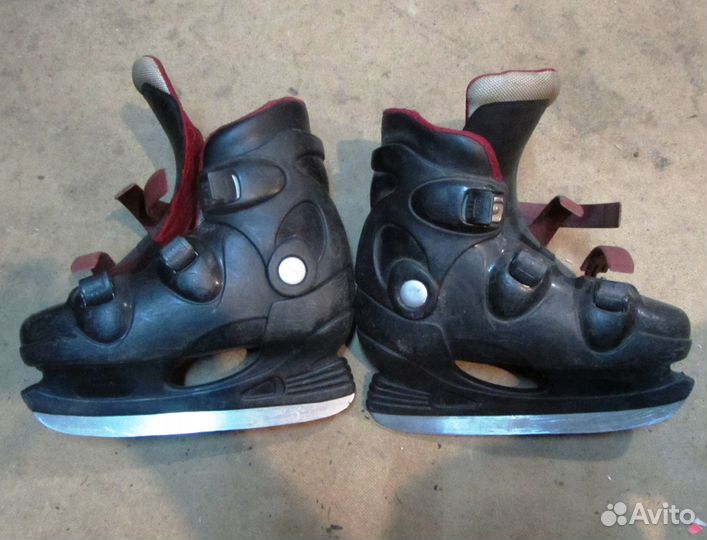 Коньки пласти, застёжка мультилок