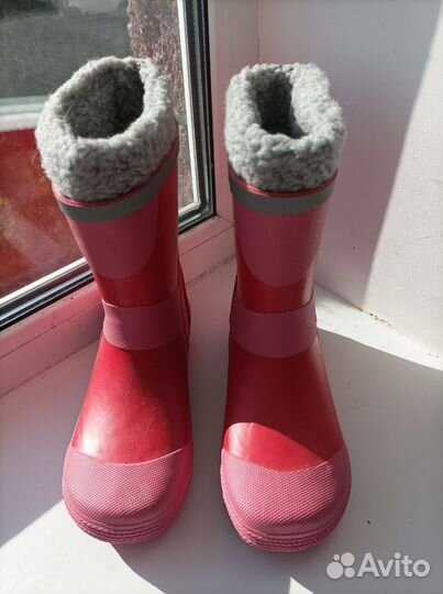 Резиновые сапоги для девочки