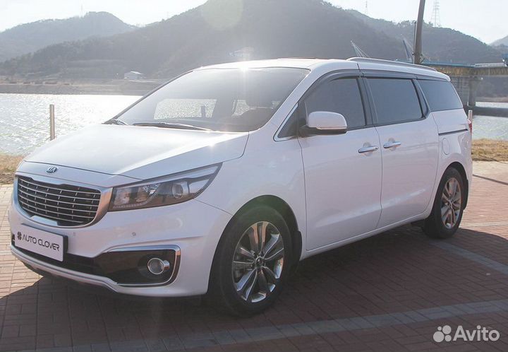 Дефлекторы окон KIA Carnival 3 6 частей Autoclover