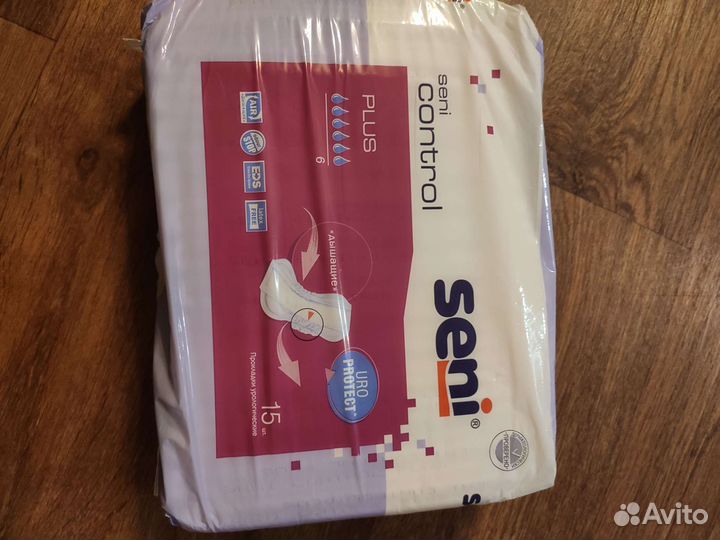 Урологические прокладки seni 6 капель