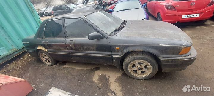 Mitsubishi Galant 1.8 МТ, 1991, битый, 382 948 км