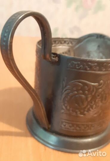 Подстаканник СССР богатырь