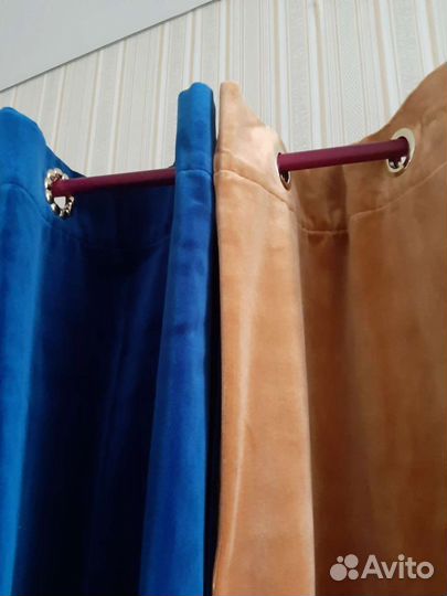 Шторы бархатные новые