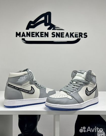 Кроссовки Зимние Nike Air Jordan 1 Dior