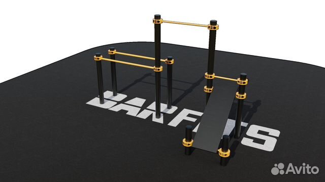 T-014 Турник, брусья, скамья для пресса D76 металл