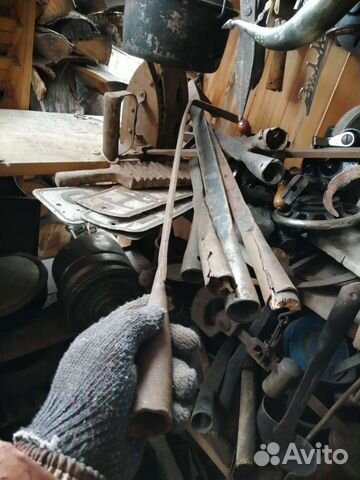 Кочерга для русской печи старинная