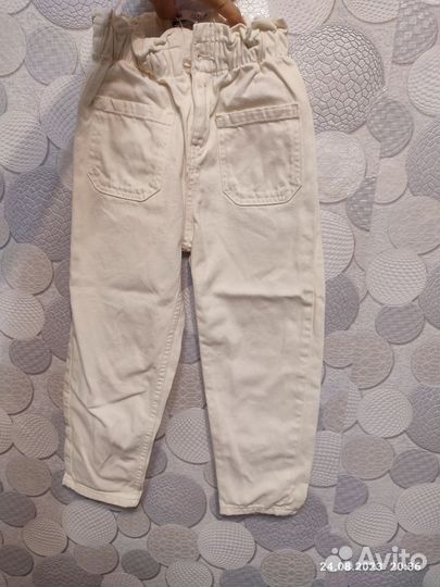 Джинсы zara для девочки 122