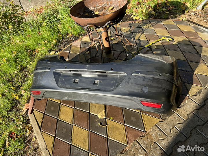 Бампер задний opel astra h gtc