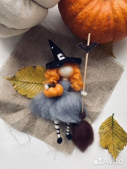 Кукла ведьмочка Хэллоуин