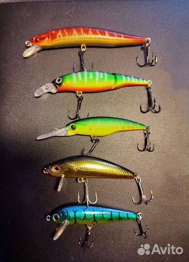 Комплект воблеров минноу лайт