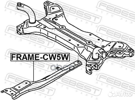 Подрамник передний framecw5W Febest