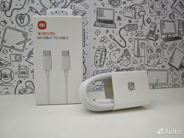 USB-C Кабель для Xiaomi 6A (Type-C на Type-C)