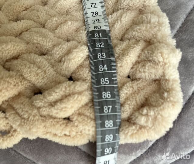 Вязанный плед детский