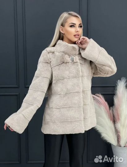 Искусственная шуба под норку 52