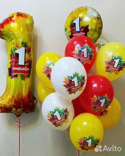 Гелиевые шары для школьников