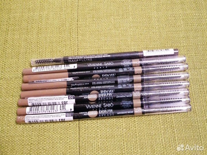 Палитра теней. Карандаш для бровей