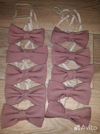 Бабочки мужские пудровые