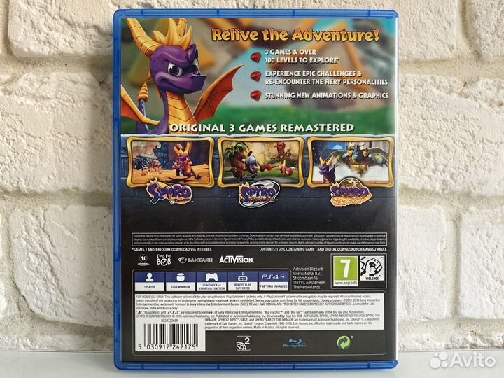 Spyro Reignited Trilogy PS4