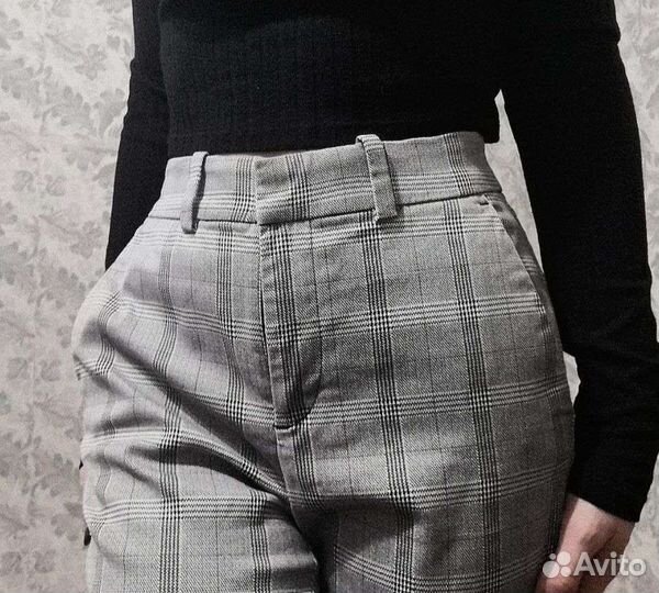Строгие штаны в клетку