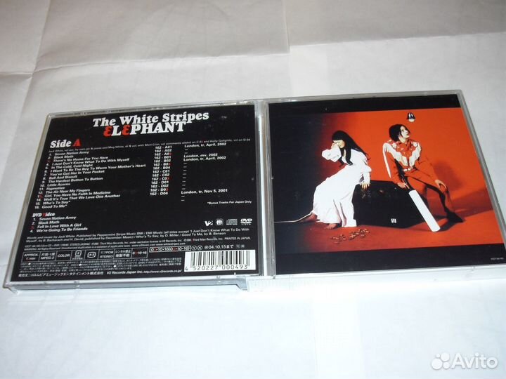 CD The White Stripes Elephant 2003CD+DVD Japan OBI