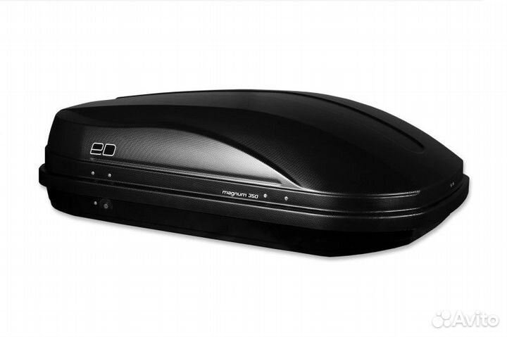 Автомобильный бокс евродеталь магнум 350 черный ка