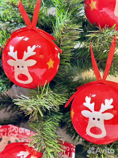 Елочные игрушки/Новогодний набор елочных шаров