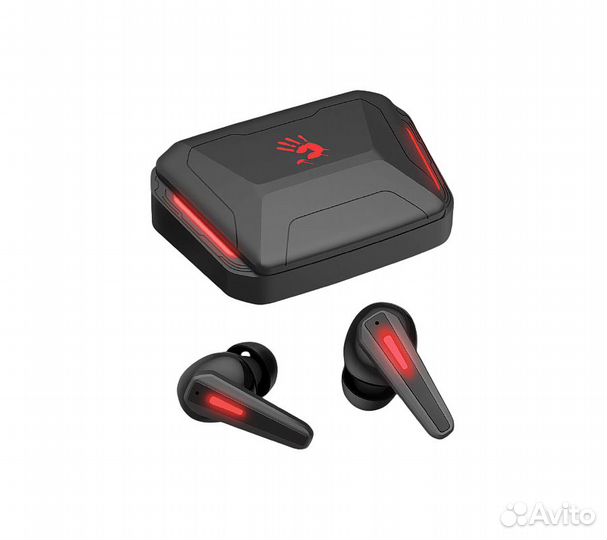 Наушники A4Tech Bloody M70, черный/красный