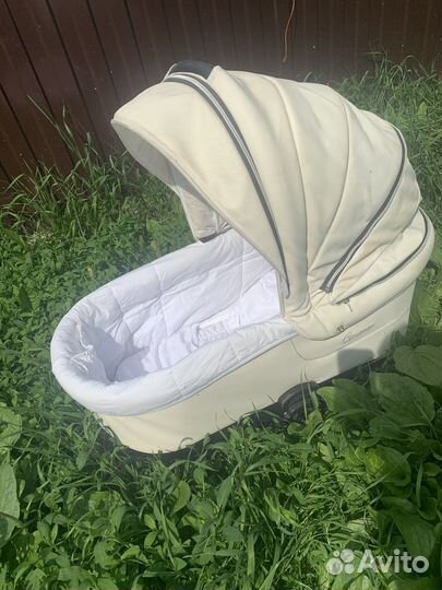 Коляска 2в1 экокожа