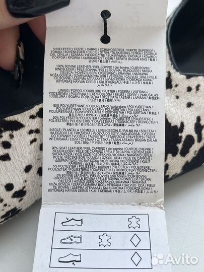 Туфли Mango, натуральная кожа