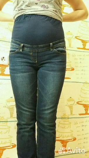 Джинсы утепленные для беременных